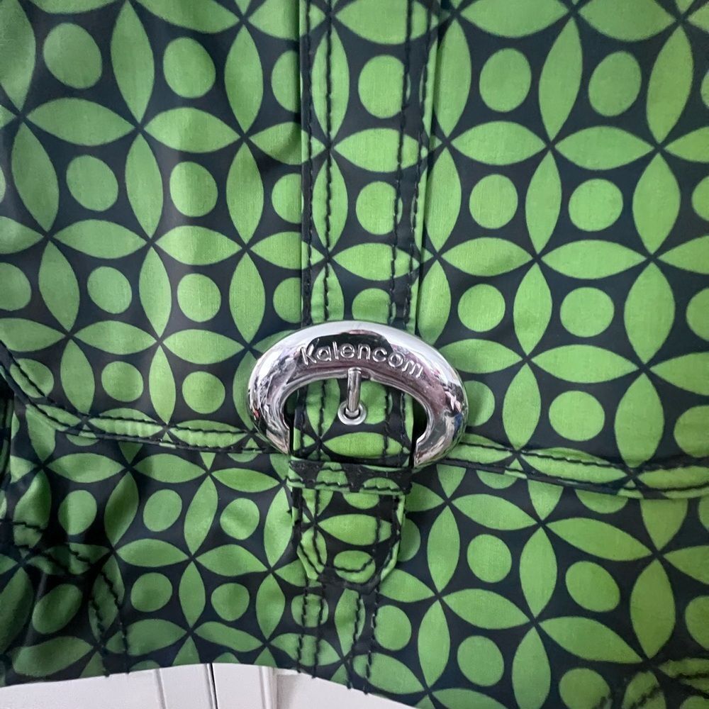 Green Geometric Pattern Shoulder Bag - image 2